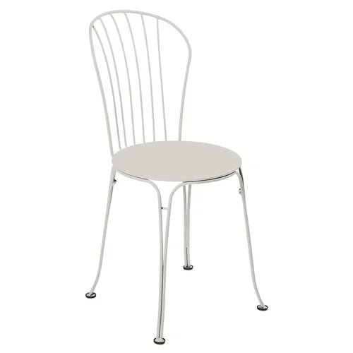 Chaise Opera + coloris gris en acier Fermob - 43 x 55 cm