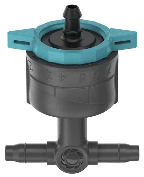 Goutteur en ligne réglable et régulateur de pression coloris multicolore boîte de 5 Gardena - 1 à 8 L/H