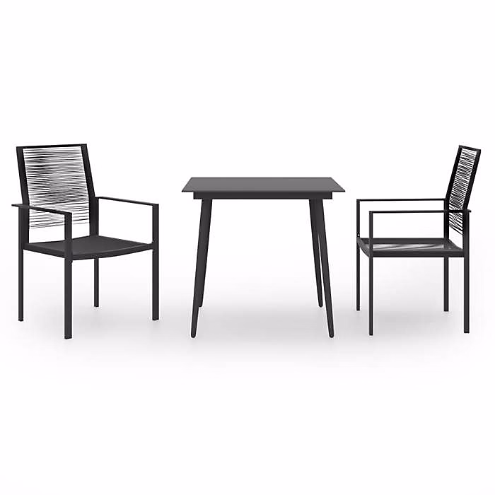 Salon et mobilier de jardin – Ensemble de salle à manger de jardin 3 pcs