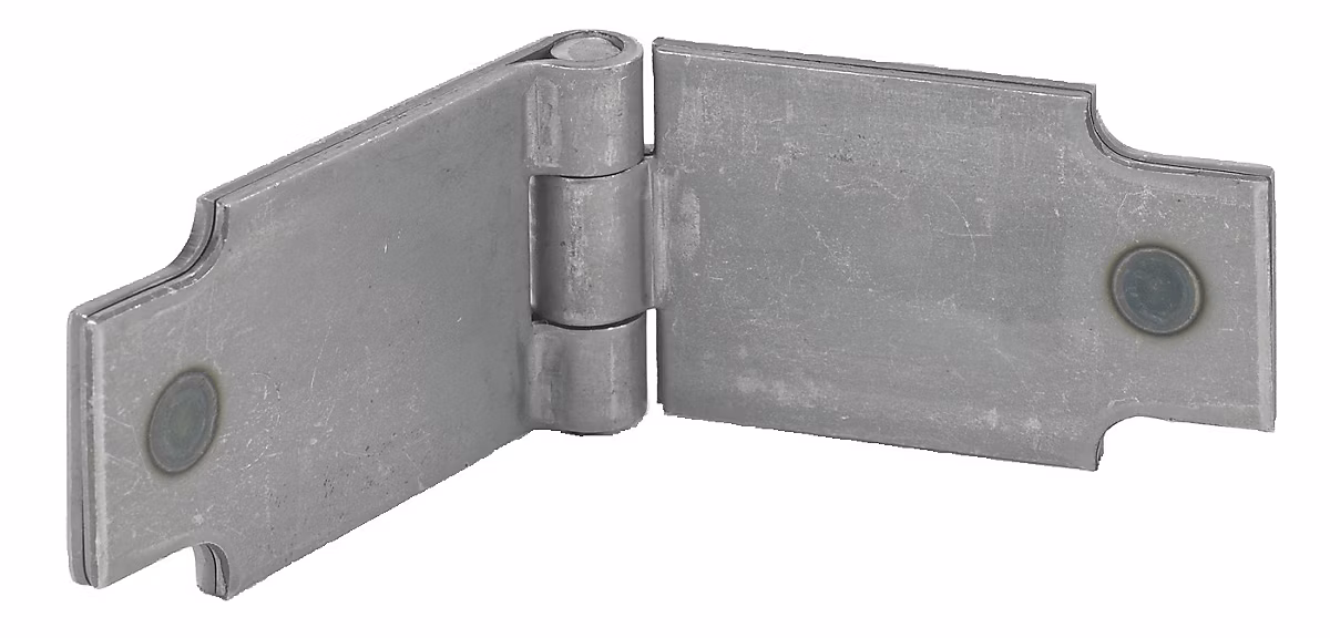 Charnière à souder fine courte 120 × 30mm acier brut – FAURE & FILS, 9220300
