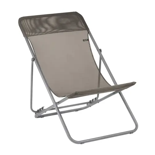 Maxi transat gris 94 x 62 x 83 cm