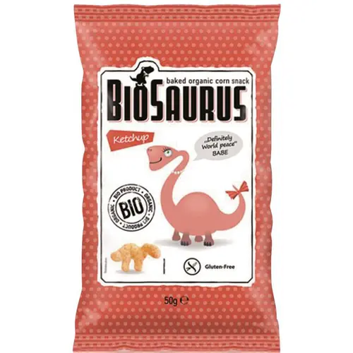 Chips ketchup babe bio Biosaurus - 50 g