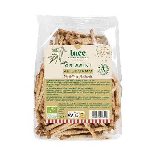 Mini gressins sésame bio Luce - 150 g