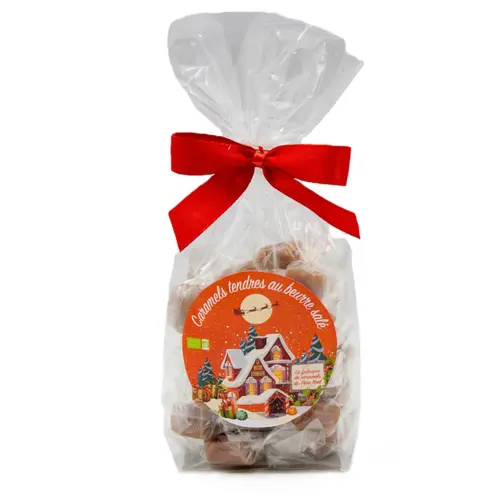 Caramels au beurre salé de Noël bio Maison Armorine - en sachet de 150 g