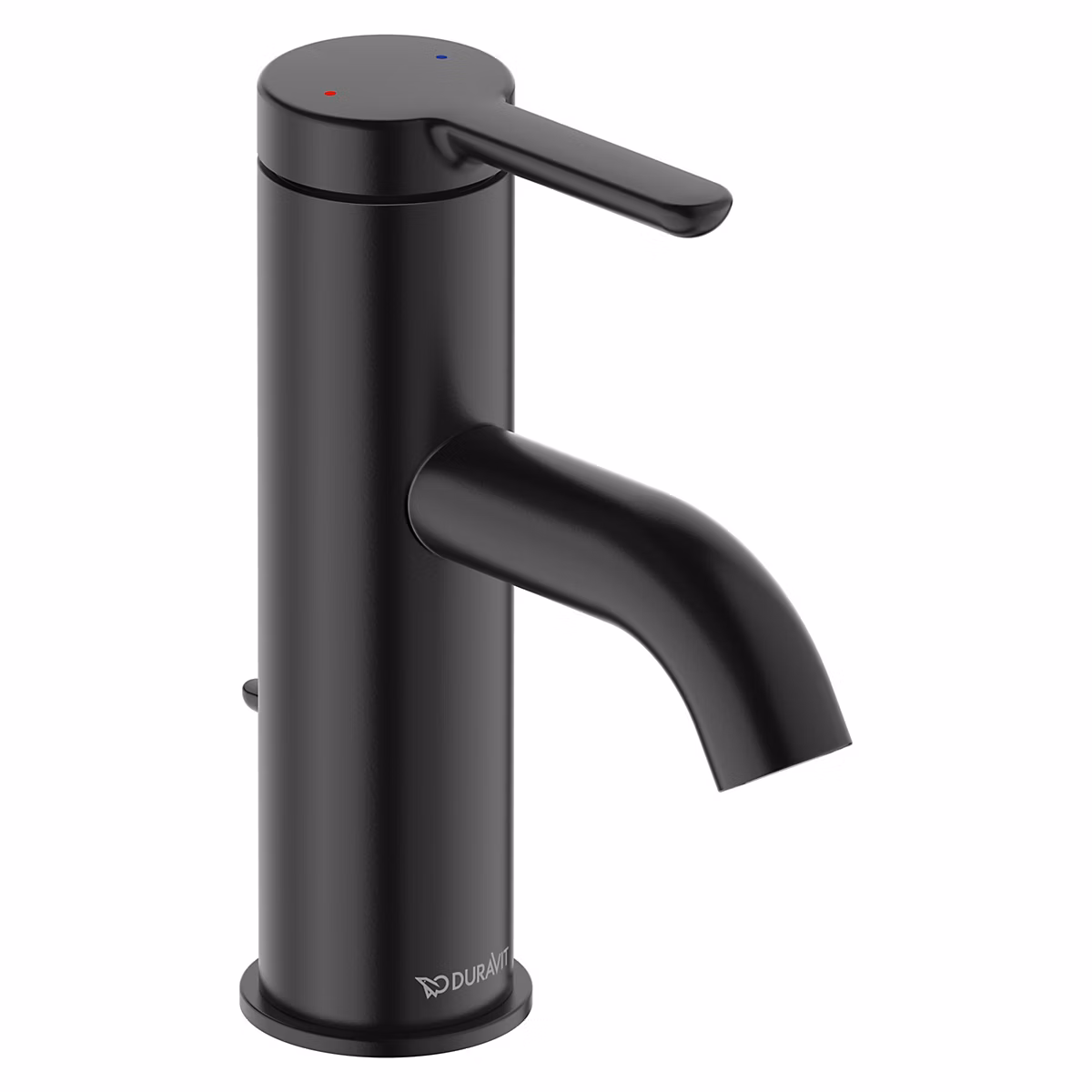 Duravit C.1 Mitigeur monocommande de lavabo S – Noir mat, avec vidage, C11010001046