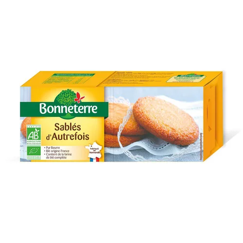 Sables d'autrefois pur beurre Bonneterre - 175 g