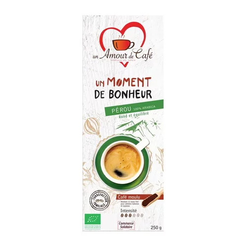 Café Bio Moment Bonheur 100% Pérou - 250 g