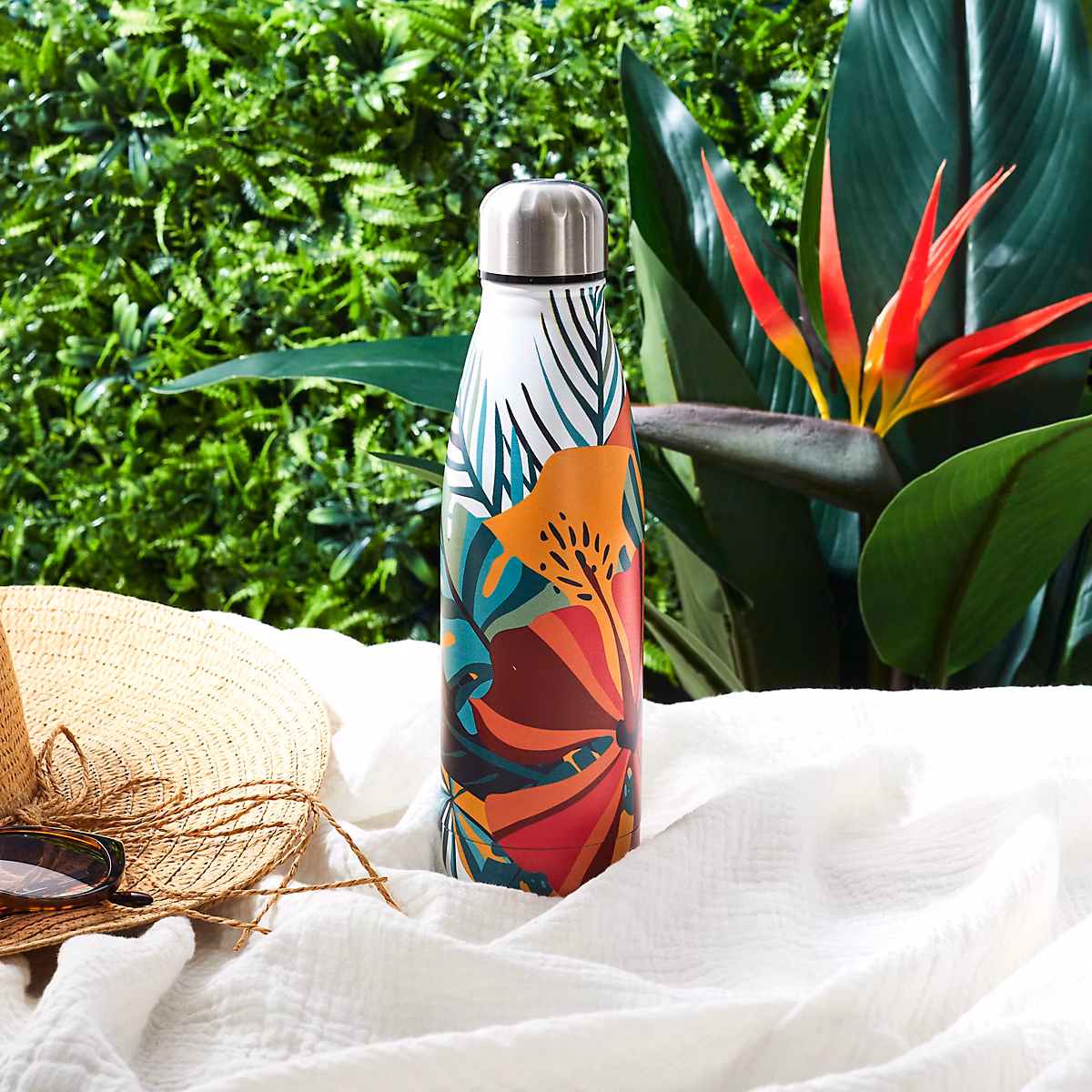 Bouteille de Transport | COOK CONCEPT – Isotherme – Exotique – Rouge et Multicolore