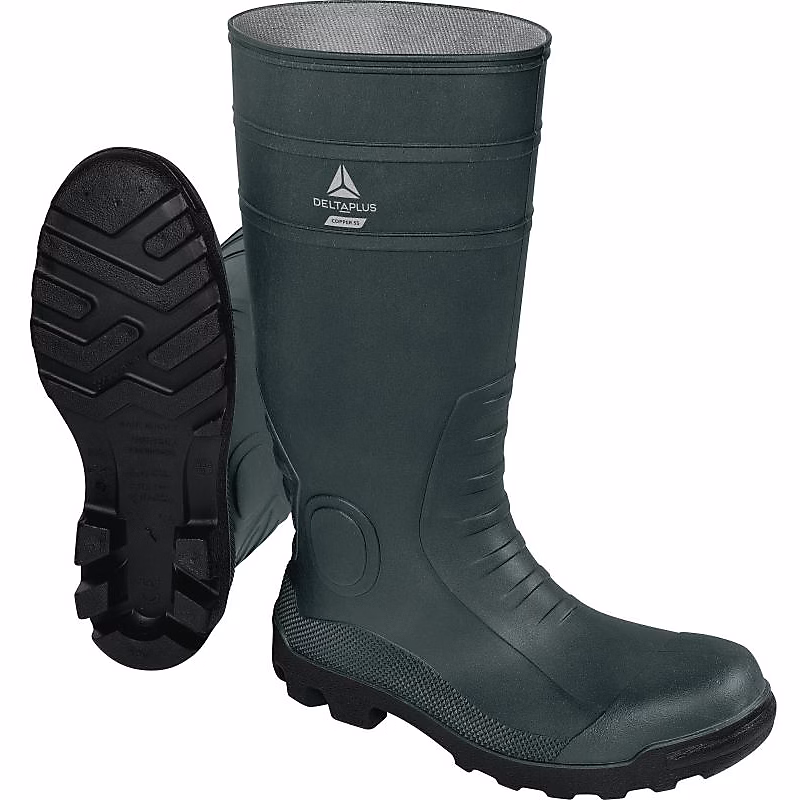 Botte de sécurité PVC COPPER S5 SRA vert P44 – DELTA PLUS | COPPES5VE44