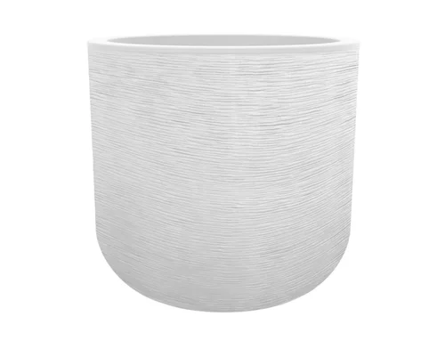 Pot rond coloris blanc Graphit up - Ø 48,5 cm