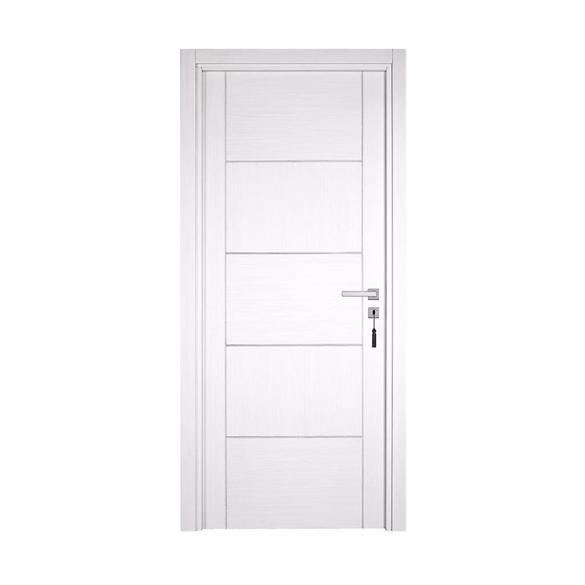 Bloc-porte pose fin de chantier PREMIUM Casoar – H.204 x l.73 cm, aspect chêne blanc, réversible, Reivilo