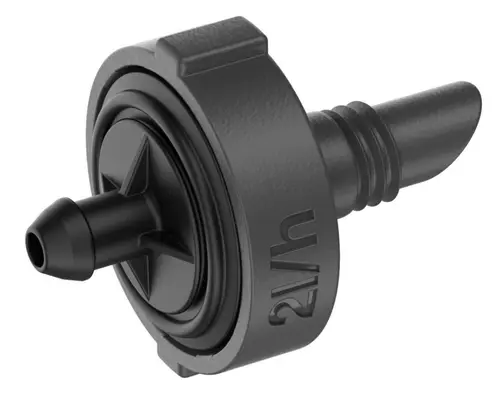 Goutteur fin de ligne régulateur de pression coloris noir boîte de 15 Gardena - 2 L/H