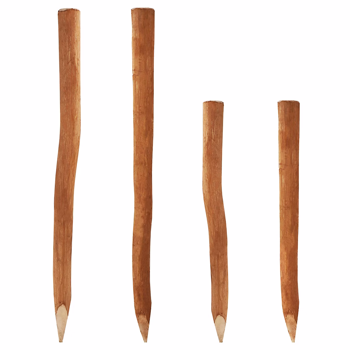 5 poteaux bois pour palissade 1 – 05m I poteau de clôture en noisetier Aquagart