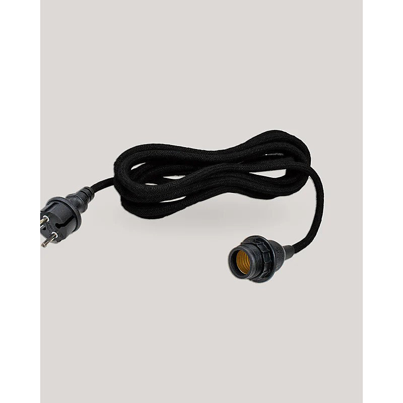 Câble étanche pour luminaire extérieur noir – New Garden, Arteixo