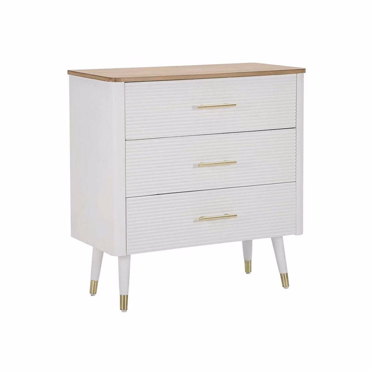Commode en bois de frêne Matera 78 × 37 × 80 cm