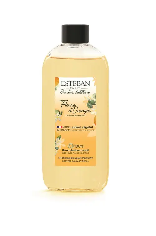 Recharge pour bouquet parfumé Esteban parfum Fleur d’oranger - 200 ml
