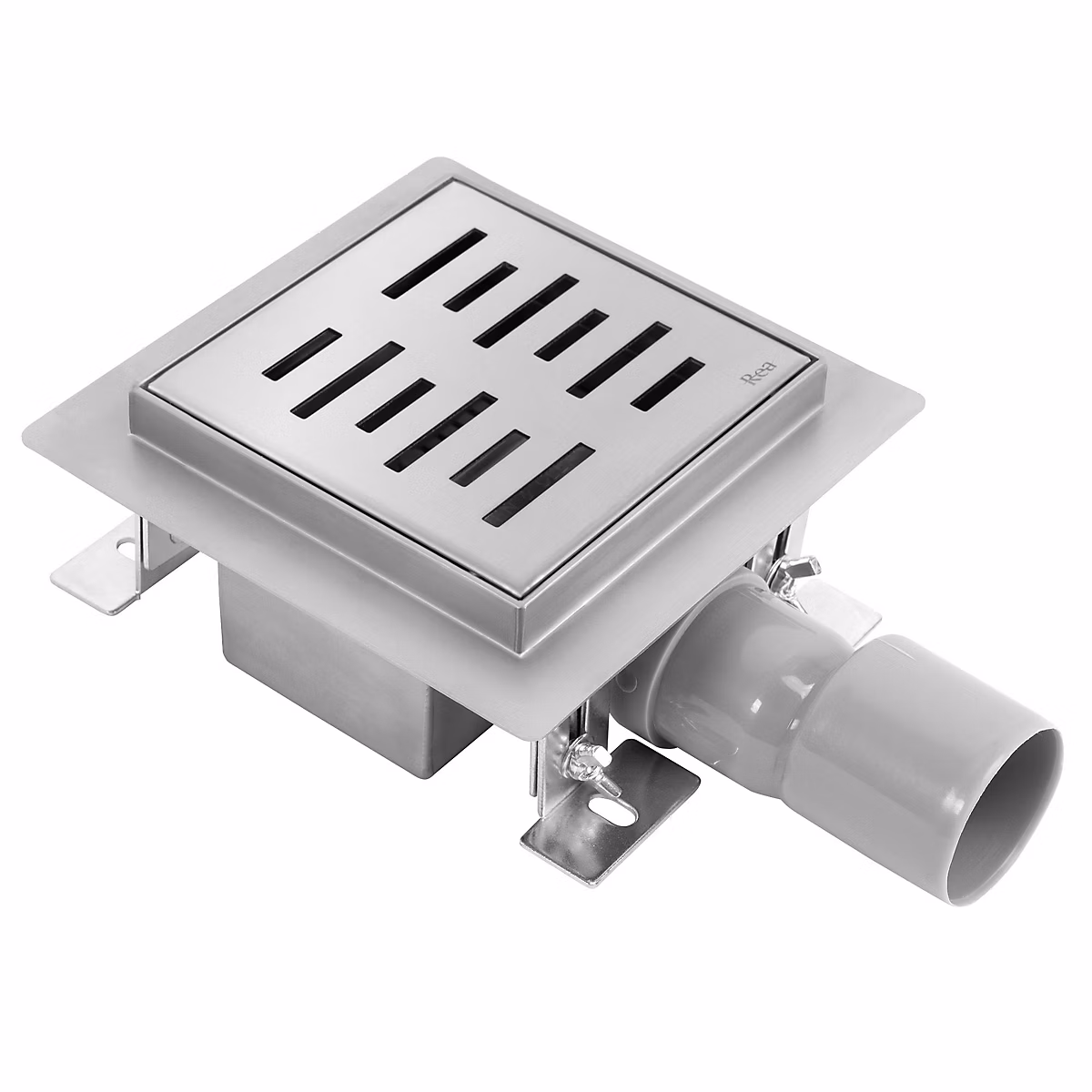 Drain Linéaire Rea Line 12 × 12 Brush Steel