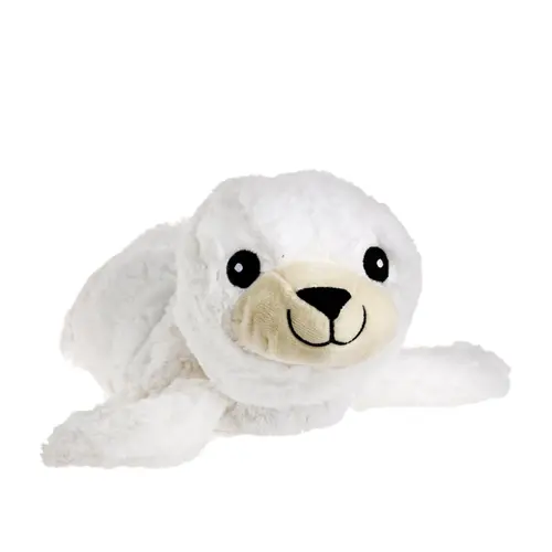 Bouillotte otarie garnie en blé et lavande coloris blanc L'artisan du bien-être