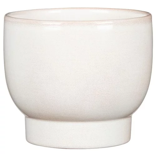 Cache-pot en céramique blanc Scheurich 930 Opale - Ø 18 cm