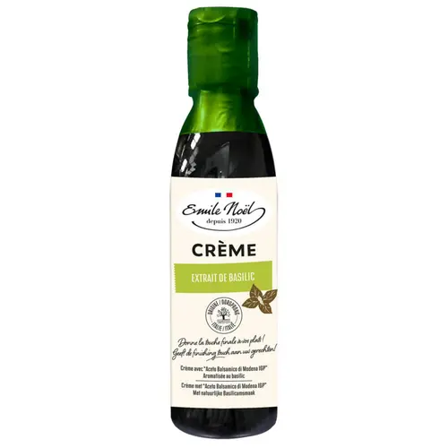 Crème balsamique bio au basilic Émile Noël - 150 ml