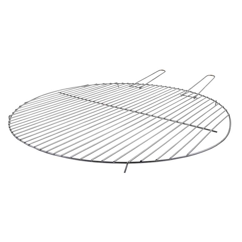 Grille de cuisson pour brasero 60 cm - acier avec poignées pliables