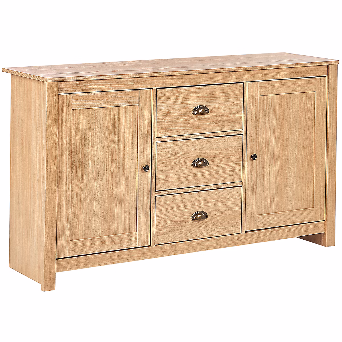 Meuble – Commode 2 portes LANSIN Marron clair