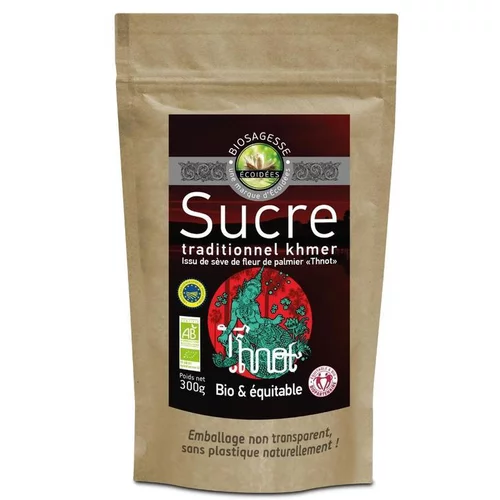 Sucre de sève de fleur de palmier THNOT bio équitable 300 g