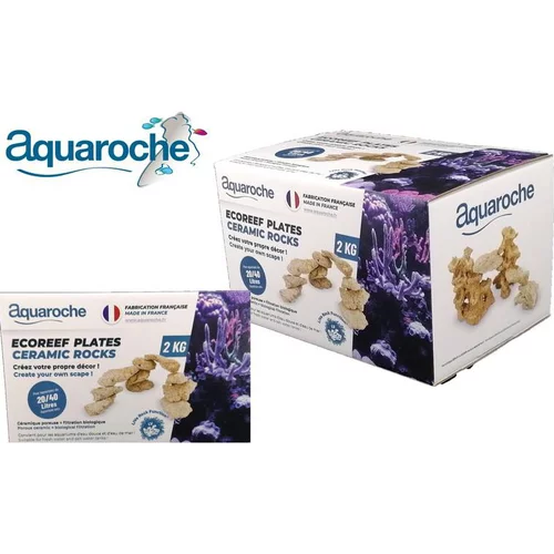 Roche en céramique à encastrer Aquaroche Ecoreef Plates nano - 2 kg