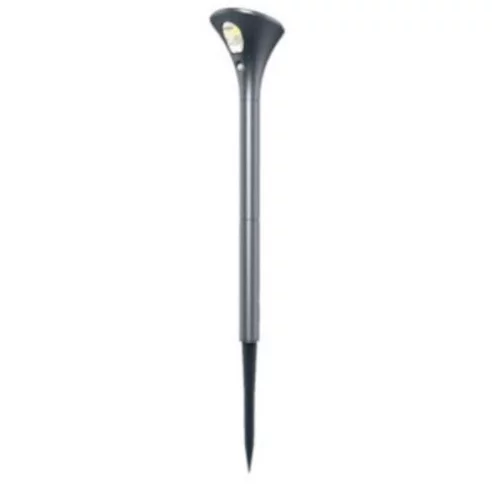 Balise solaire Eclipse en ABS noir à LED 75 lumens H 62 cm