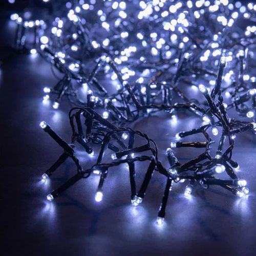 Guirlande lumineuse LED à lumière animée blanc froid - 4 m