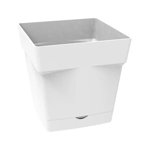 Pot carre Toscane Blanc L17,4 x l17,4 x H17