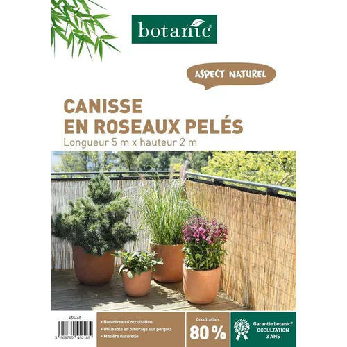 Canisse en roseaux fendus botanic® - H 200 cm x 5 m