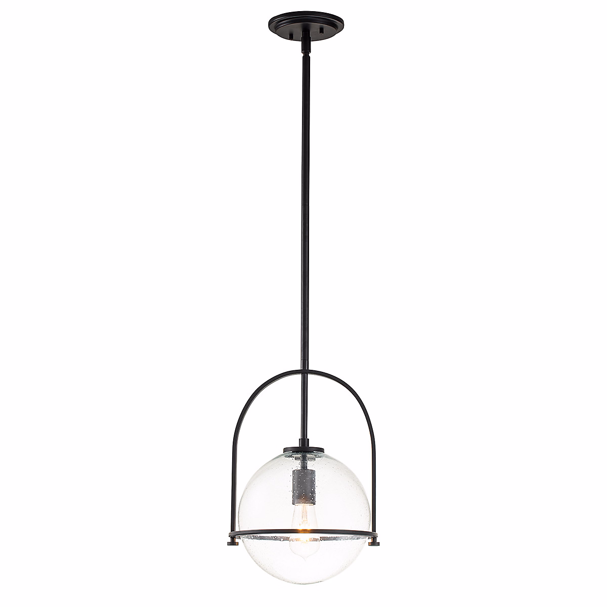 Luminaire et éclairage intérieur – Elstead Hinkley Somerset Plafonnier Suspension Globe Noir