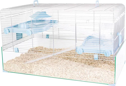 Cage pour rongeur coloris bleu Zolux Panas Colour 80 – 80 x 50 x 31 cm