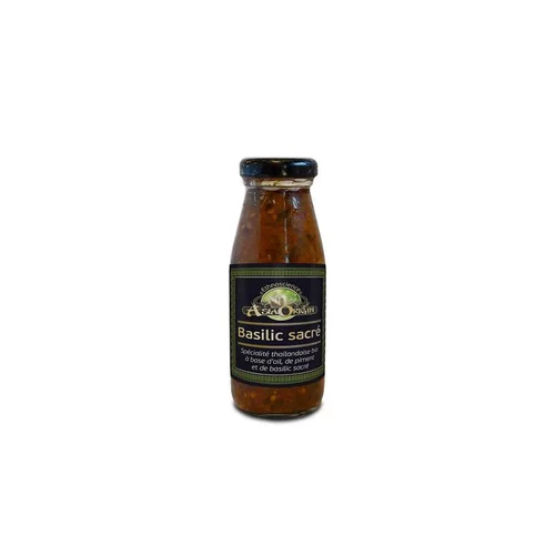 Sauce basilic sacré bio Ethnoscience - 200 g