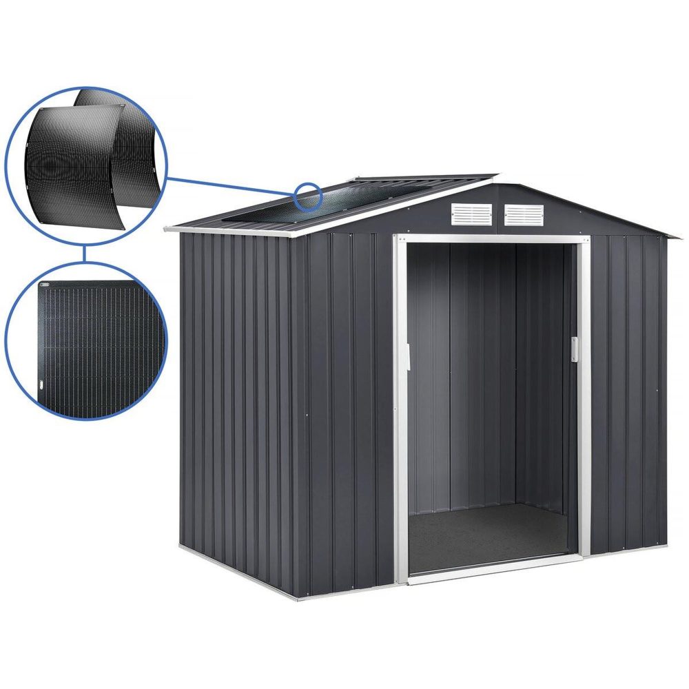 Habitat et Jardin Abri de jardin métal – 200W 2,77 m