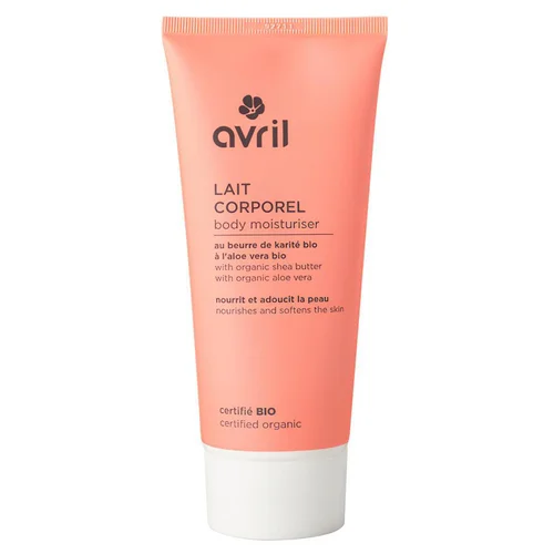 Lait coporel au beurre de karité et à l'aloe vera Bio Avril - 200 ml