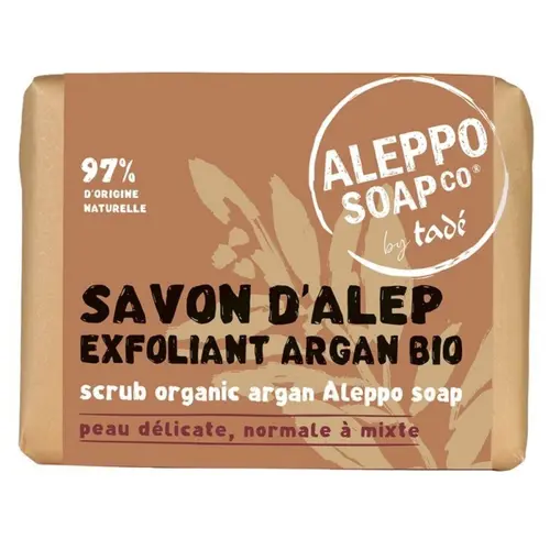 Savon d’Alep exfoliant à l’argan Tadé Méditerranée - 100 g
