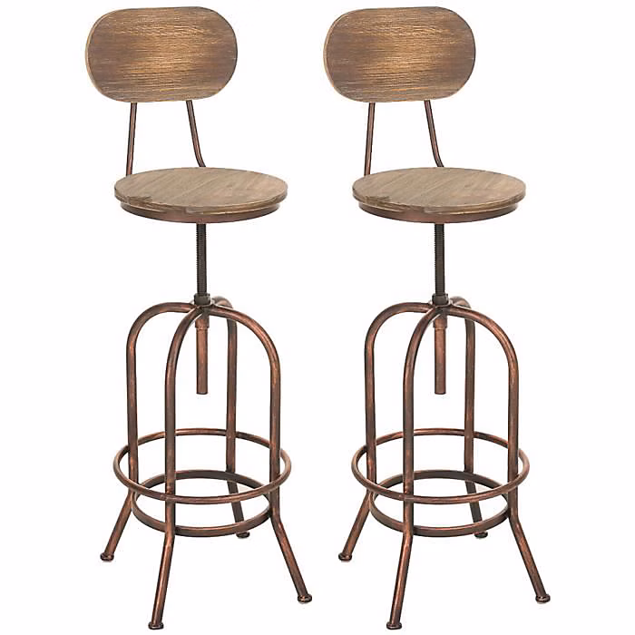 CLP – tabourets de bar Pino, Array, lot de 2