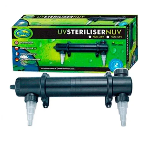 Filtre UV stérilisateur 55W - traitement d'eau efficace, AQUA NOVA BASSIN - pour bassin