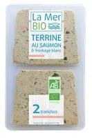 Terrine de saumon & fromage blanc bio 2 tranches La Mer bio - 120 g