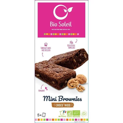 Brownies aux pépites de chocolat noir et noix équitable Bio Soleil - 160 g