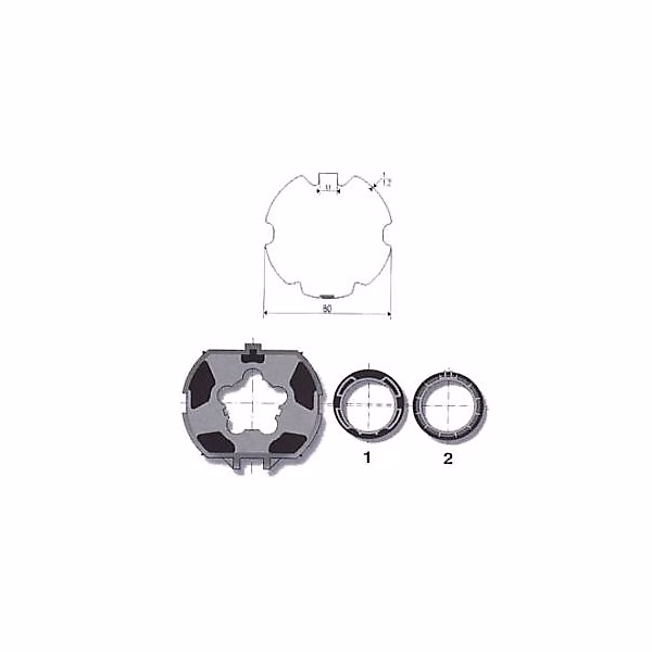 ADAPTATION ROUE + COURONNE ZF80 (D50) – Réf. DPDOZRKOU4788372791