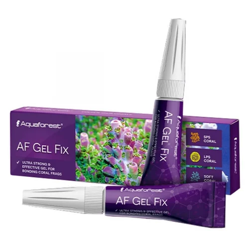 Colle en gel pour aquarium, double tube, AQUAFOREST AF Gel Fix - 40g