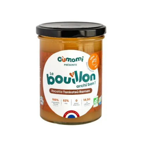 Bouillon bio recette Tonkotsû ramen OùMami - 370 ml