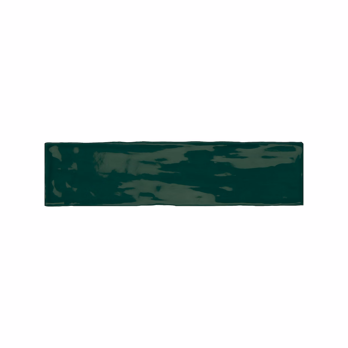 Carrelage effet Zellige Vert Profond 30 × 7 – 5 × 0,82 cm Brillant Novaril, Mur intérieur (vendu par carton de 0,5 m²), RO'MA CARRELAG