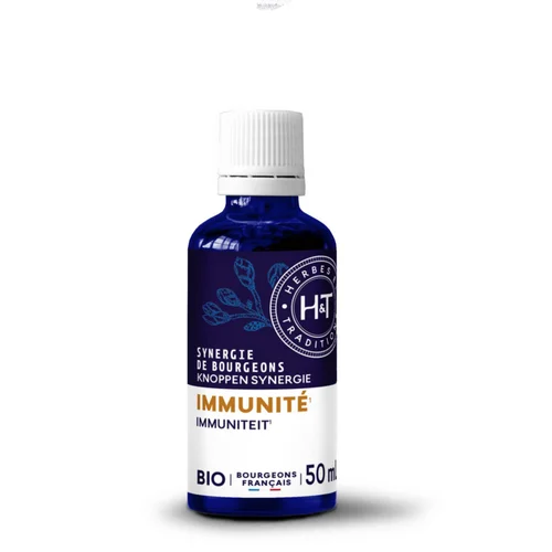 Complément alimentaire synergie gemmo immunité bio Herbes et Traditions - 50 ml