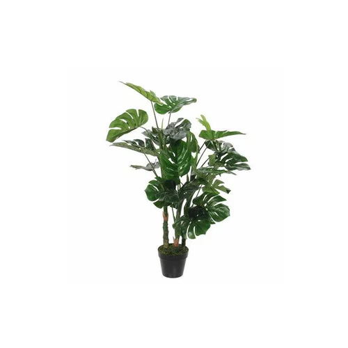 Monstera vert plante artificielle en pot - H 100 x Ø 75 cm
