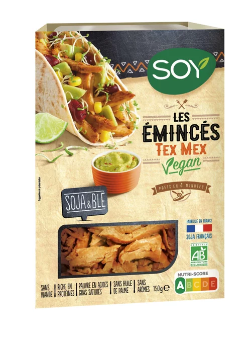 Emincés tex mex Soy - 2 x 75 g
