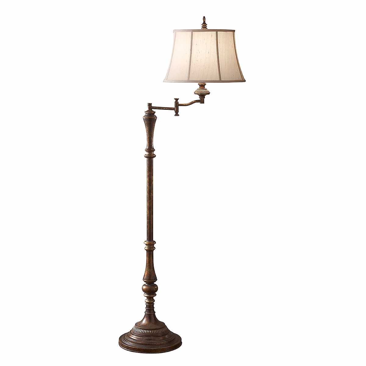Elstead Gibson – Lampadaire à 1 lumière, brun antique, E27